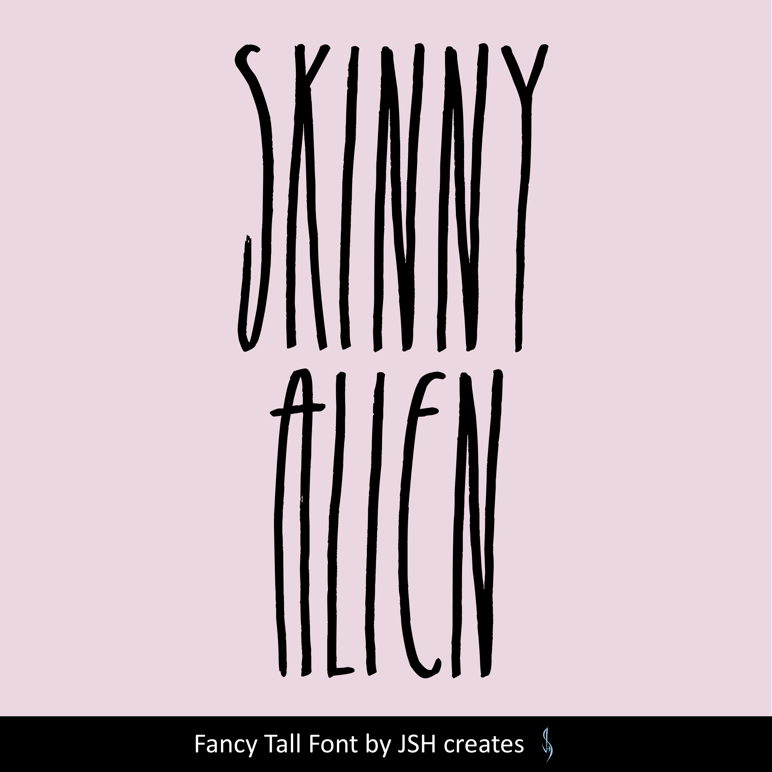Skinny Alien Font
