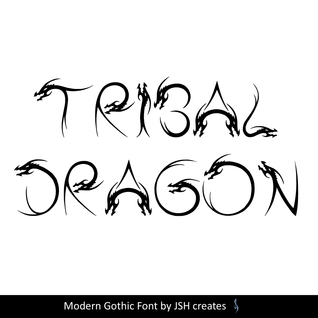 Tribal Dragon Font
