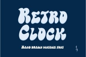 Retro Clock Font