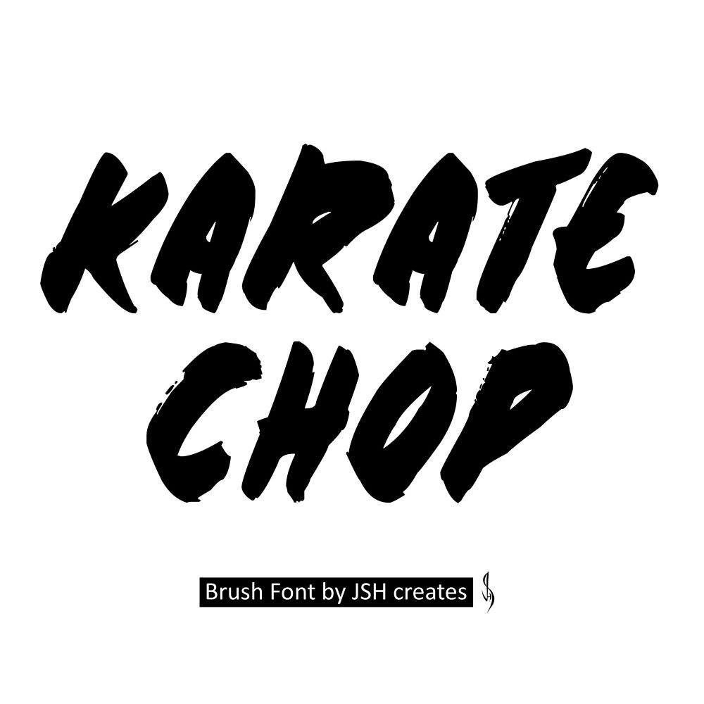 Karate Chop Font