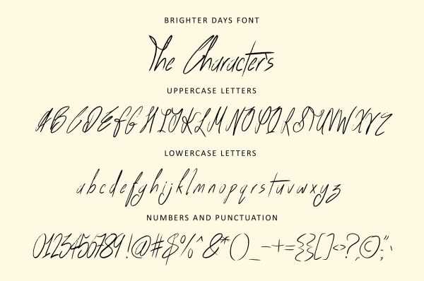 Brighter Days Font - Image 3