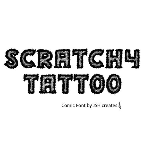 Scratchy Tattoo Font