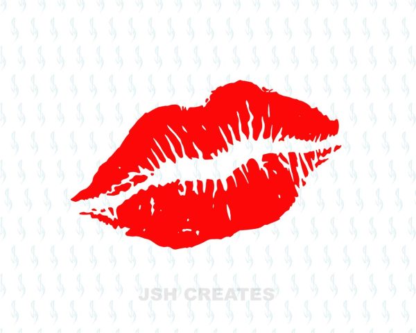 Lipstick Marks SVG Design