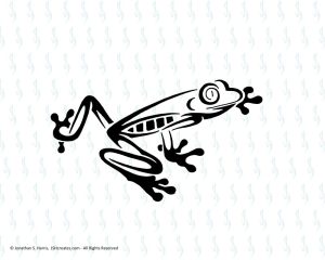 Tree Frog 1 SVG Design