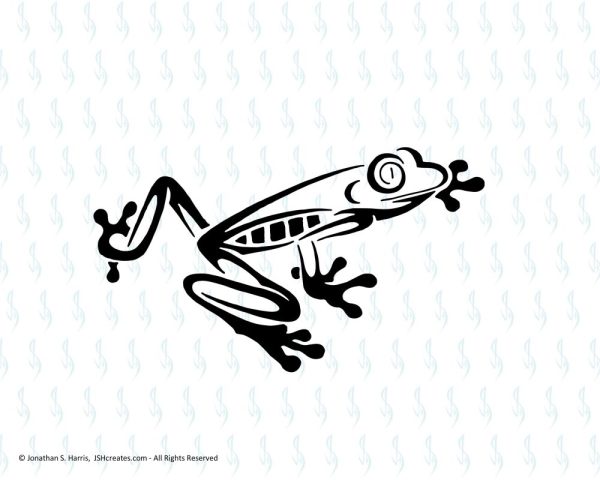 Tree Frog 1 SVG Design