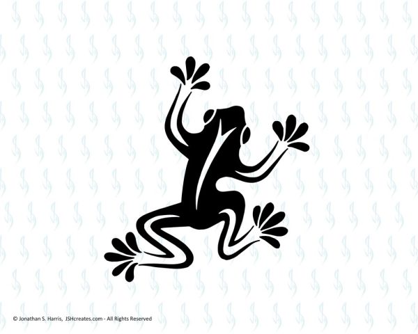 Tree Frog SVG Design