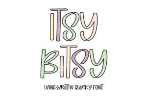 Itsy Bitsy Font