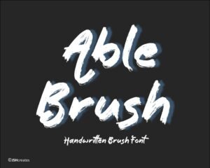 Able Brush Font