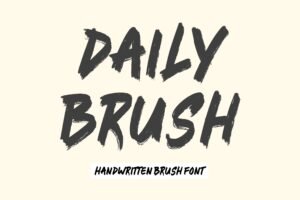 Daily Brush Font