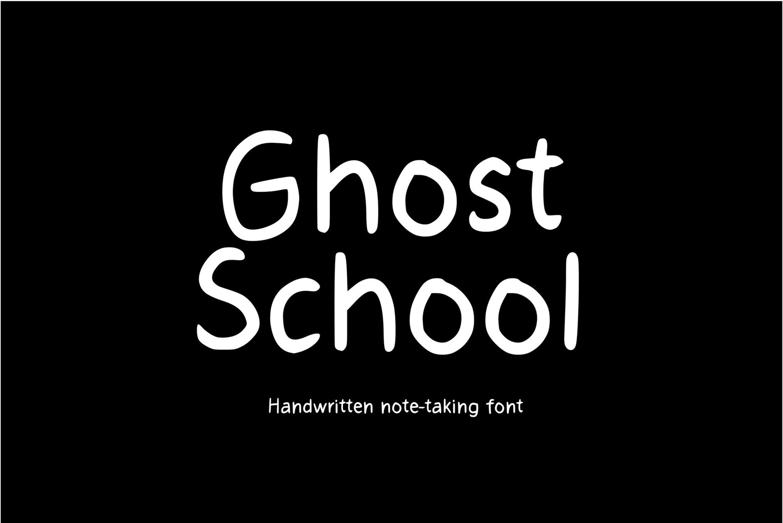 Ghost School Font