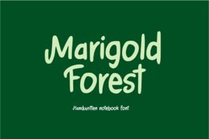 Marigold Forest Font