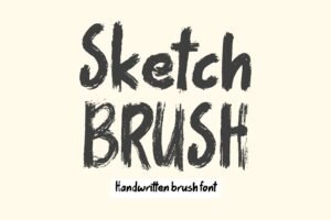Sketch Brush Font