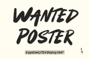 Wanted Poster Font