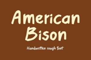 American Bison Font