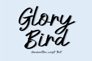 Glory Bird Font