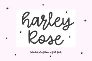 Harley Rose Font