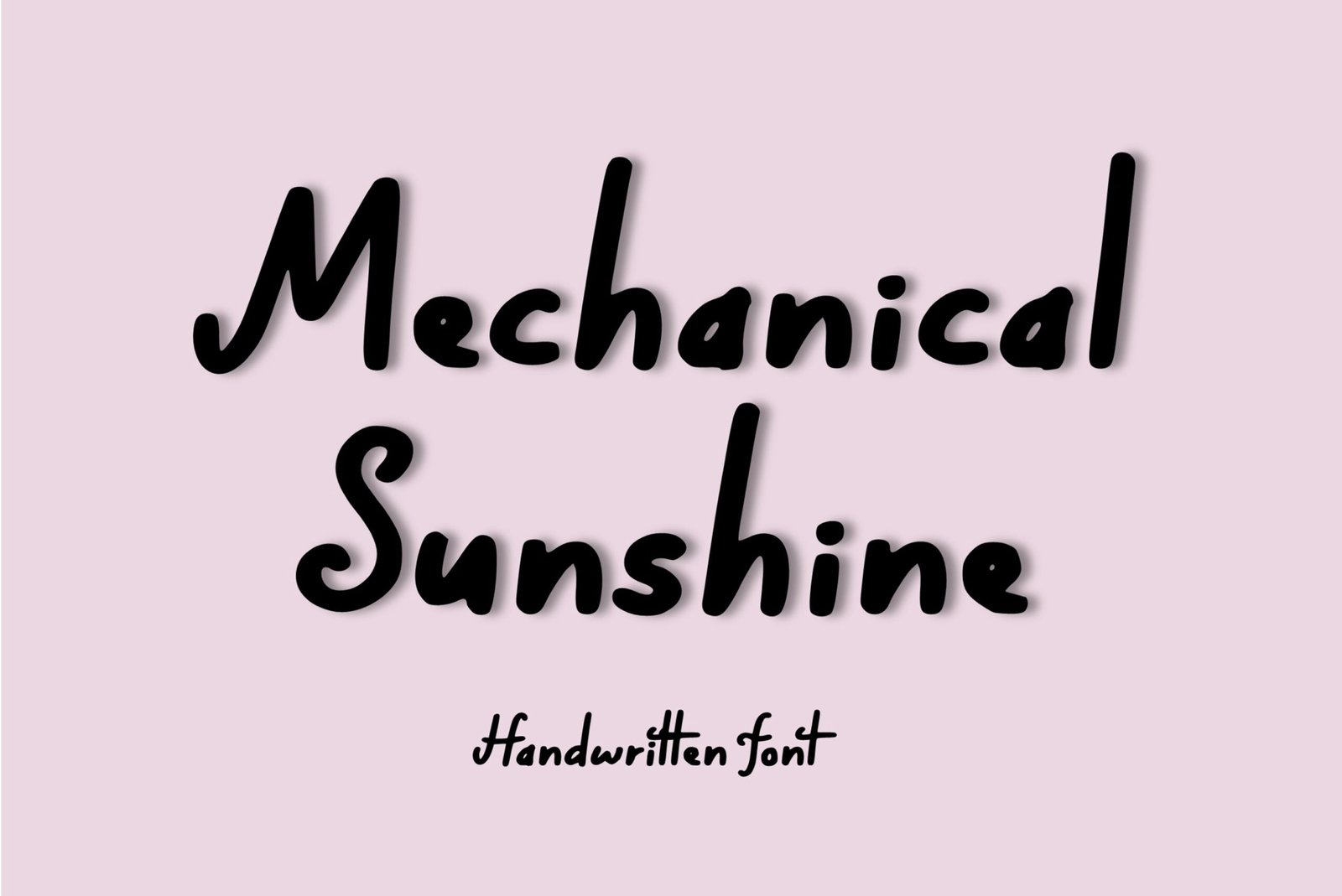 Mechanical Sunshine Font