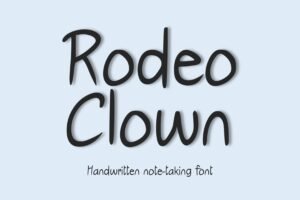 Rodeo Clown Font