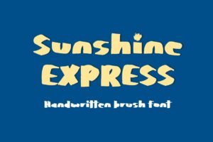 Sunshine Express Font